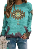 Sky Blue casual sweater LC2538943-4