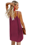 Red White/Black/Blue/Green/Apricot Buttoned Slip Dress LC220704-3