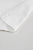 White White/Black/Purple/Pink/Khaki Solid Ruffled Short Sleeve T-shirt LC25213433-1