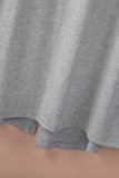 Gray Black/Grey Shawl Neckline Open Front Cardigan LC8511697-11