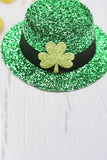 Sequin Striped Clover St Patrick‘s Costume Hat