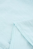 Sky Blue Black/Sky Blue/Green/Beige Solid Pocketed Drawstring High Waist Pants LC772908-4