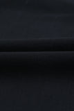 Black Black/Sky Blue/Green/Beige Solid Pocketed Drawstring High Waist Pants LC772908-2
