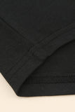 Black Western Pattern Print Raglan Short Sleeve T-shirt LC25213751-2