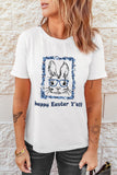 Happy Easter Y’all Pattern Crew Neck T Shirt