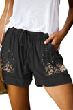 Black Ladies Casual Shorts LC7711001-302