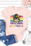 LC25216033-10-S, LC25216033-10-M, LC25216033-10-L, LC25216033-10-XL, LC25216033-10-2XL, LGBT MOMS Skull Printing Pink T Shirts