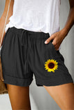 Black Ladies Casual Shorts LC7711001-102