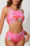 Multicolor New Tie Dye Swimsuit Set LC433461-22