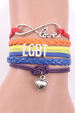 Rainbow Pride Hand-woven Vintage Bracelet