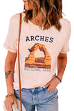Pink National Park Archees Graphic Tee LC25216583-10