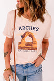 Pink National Park Archees Graphic Tee LC25216583-10