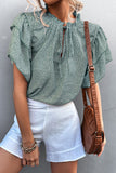 Green blouse LC25115801-9