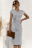 Gray party dress LC6111502-11