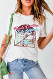 White Heads Carolina Tails California Beach Graphic T Shirt LC25217696-1