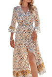Khaki Bohemian Dress LC6111817-16