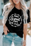 Sorta Sweet Sorta Beth Dutton Summer Casual Crew Neck T Shirt