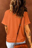 Orange Pliad Pumpkin Graphic Casual T Shirt LC25218161-14