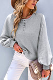 Women's Solid Loose Casual Top for Autumn and Winter