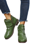 Green Ankle Boots for Women