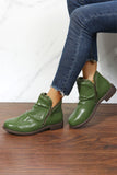 Green Ankle Boots for Women