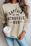 Captain Of The Struggle Bus Graphic Sweatshirt