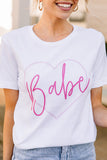 Babe in My Heart Valentines Graphic Tee