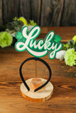 BH041795-9, Green St. Patricks Clover Lucky Headband
