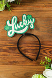 BH041795-9, Green St. Patricks Clover Lucky Headband
