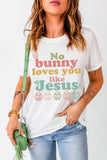 No Bunny Loves You Like Jesus Easter Day T-shirt