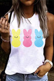 Women's Gilttering Bunny Print Loose T Shirt