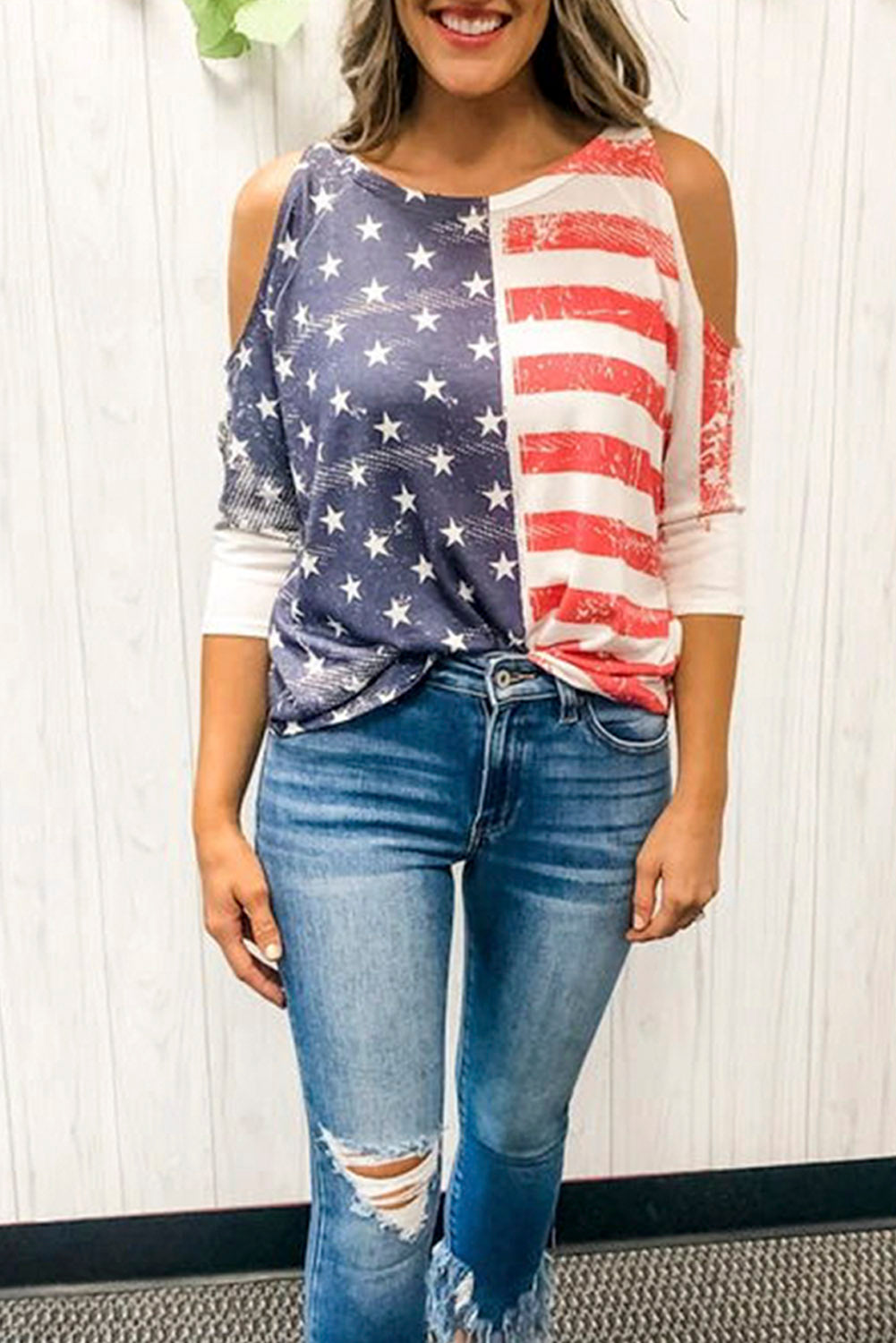 stars and stripes womens tops