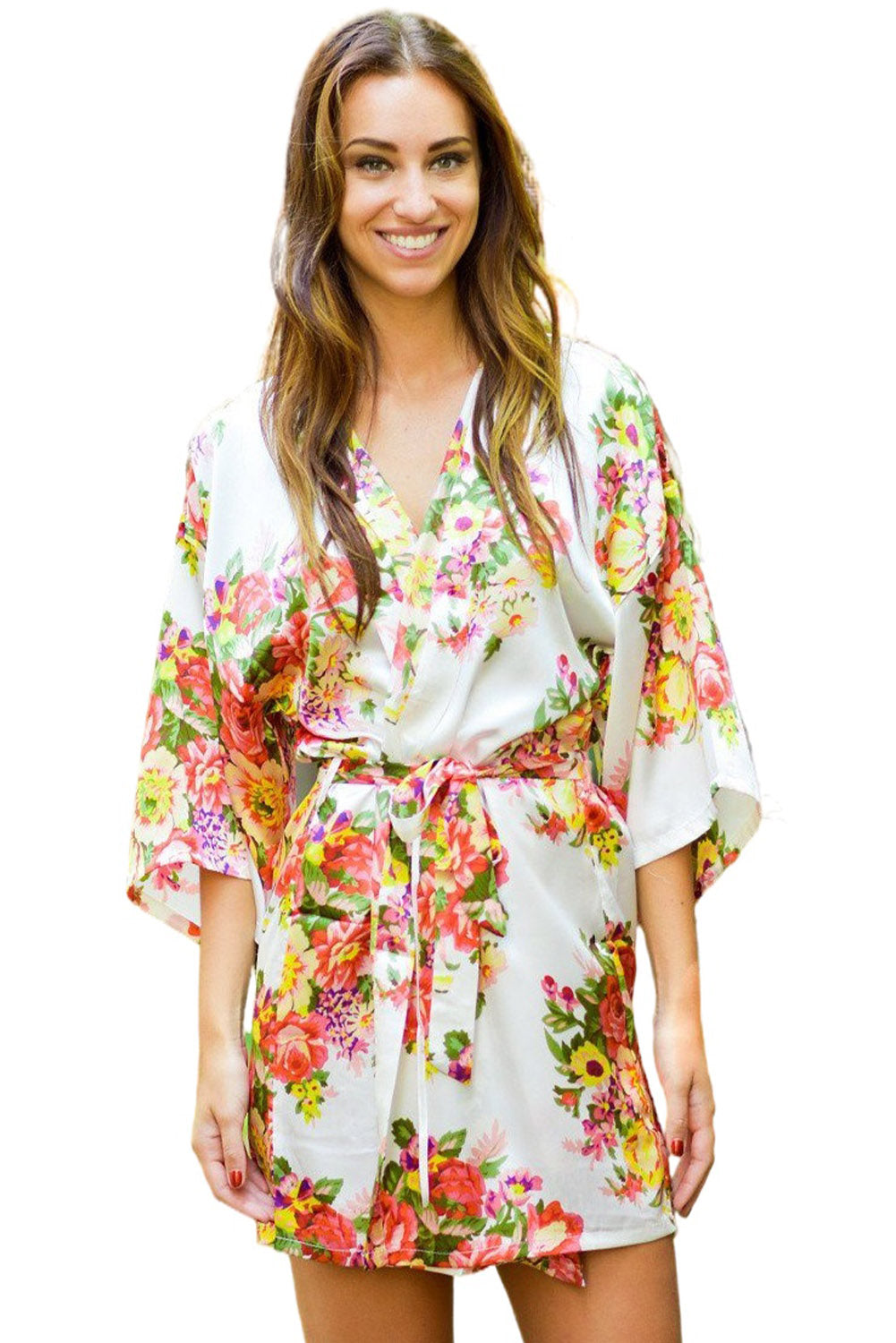 long sleeve kimono robe