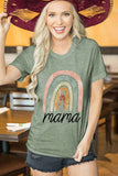 mama Letter Graphics Print T-shirt