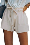 Shorts in maglia di misto cotone con tasche