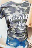 T-shirt mimetica con grafica RECKLESS Guitar Romance 1992