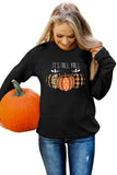 IT'S I'ALL Y'ALL Halloween Pumpkins Graphic Crew Neck Sweatshirt