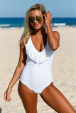 Lace Ruffle One Piece Swimsuit
