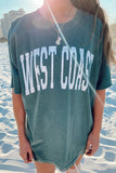 WEST COAST Letters Graphic Oversize Tee