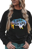 Long Sleeve Round Neck Hoodies Coors Rodeo Banquet Graphic Sweatshirt