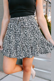 animal print short skirt