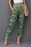 Pocket Casual Pants With Slit