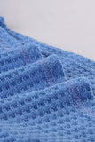Colorblock Leopard Patchwork Knit Top