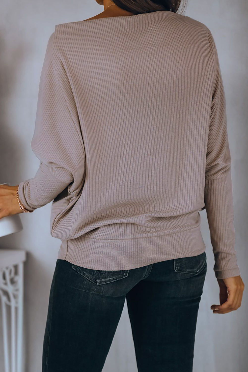 batwing long sleeve sweater