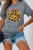 T-shirt a maniche corte con stampa Western Cactus Pattern