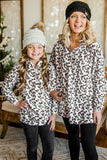 Leopard Quarter Zip Family Matching Sweatshirt