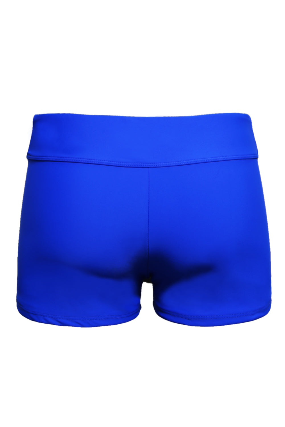 Pantaloncini inferiori del costume da bagno con cintura larga blu reale