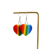 Women's Pride Rainbow Love Earrings