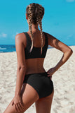 Sport Bikini Scoop Neck Bathing Suits For Women