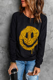 Cotton Blend French Terry Pullover Sweatshirt